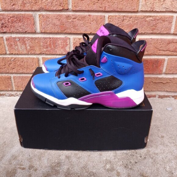 Jordan 6-17-23 GS 'Hyper Royal Hyper Violet Sneakers - Size: 7 (Boys) - Picture 2 of 9